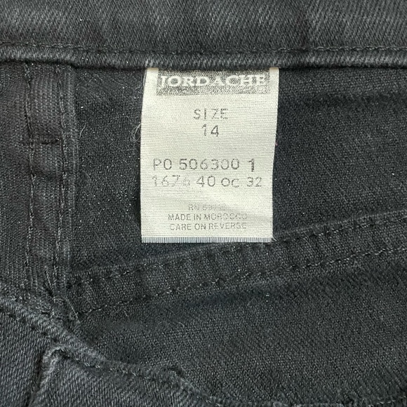 Y2k Jordache black denim Bermuda shorts - Picture 5 of 9